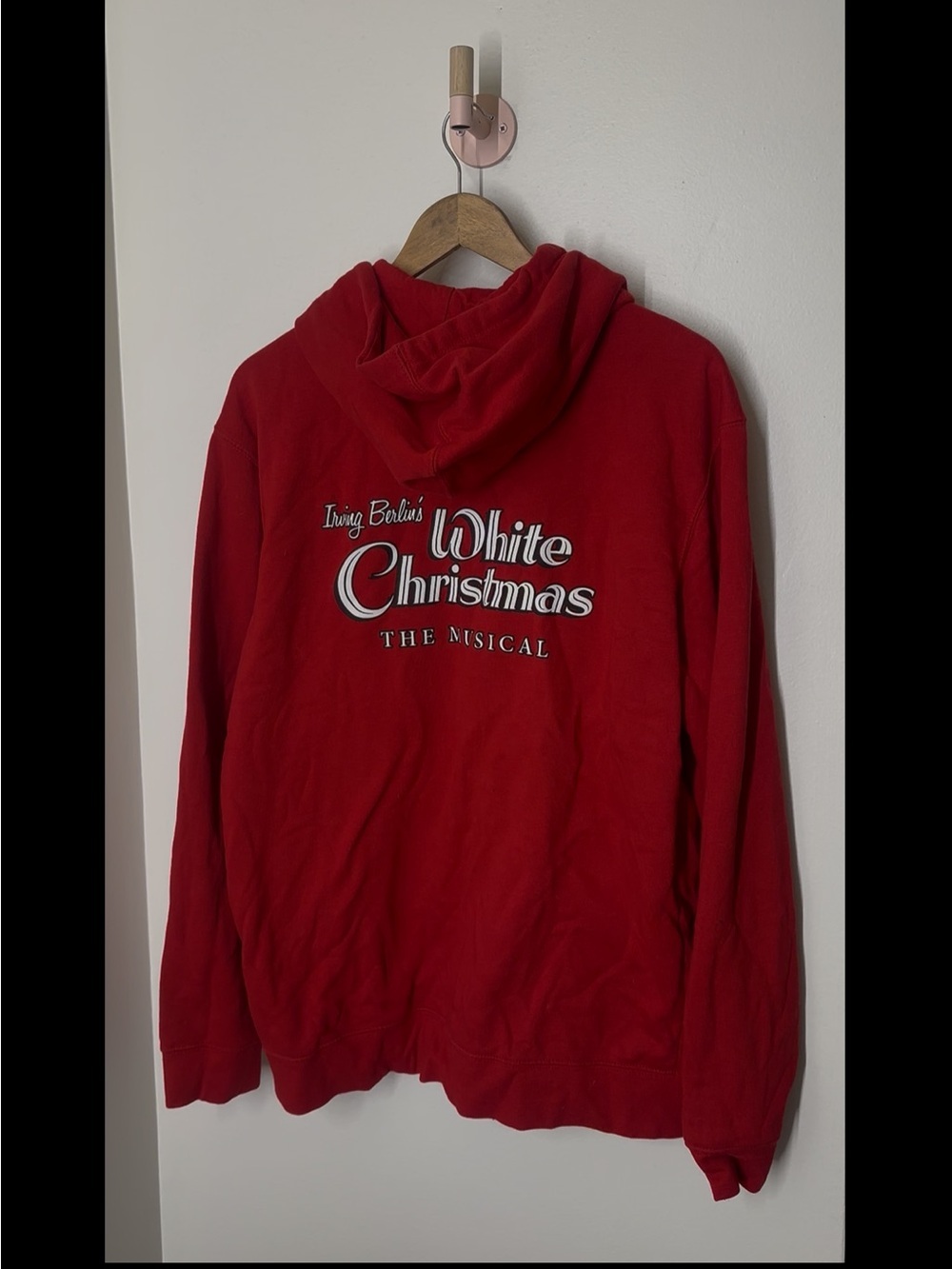 District Irving Berlin White Christmas Musical Zip Hoodie Large Unisex